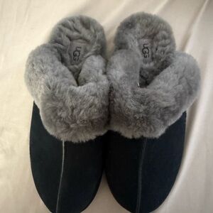 UGG Gray and Black Women's Slippers
